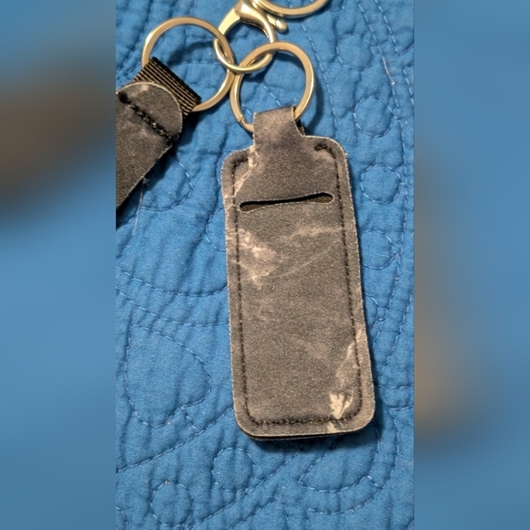 Keychain Or Bag Charm Black Fur Pom Pom Keychain - Picture 12 of 14